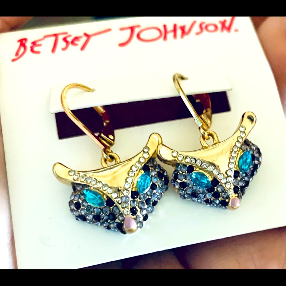 Betsey Johnson Fox 🦊 Earrings